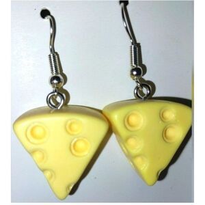 Handmade Super cute cheese earrings